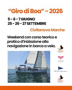 "GIRO DI BOA" 2026 | NUOVAMENTE INSIEME ALL' ANDOS DI ROMA E AL WONDERFUL SAILING TEAM DI CIVITANOVA MARCHE