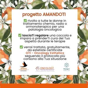 NUOVO APPUNTAMENTO CON L&#39;ESTETICA ONCOLOGICA DEL PROGETTO AMANDOTI 