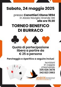 TORNEO BENEFICO DI BURRACO 2025
