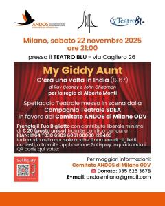 SPETTACOLO TEATRALE &#34;MY GIDDY AUNT - C&#39;ERA UNA VOLTA IN INDIA&#34; (1867)